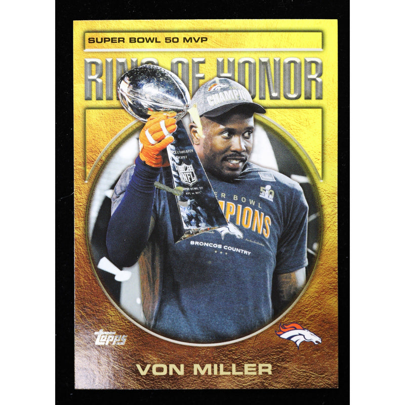 2026 Topps Flagship Von Miller Ring of Honor ROH-4 Broncos Football front