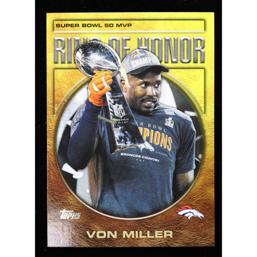 2026 Topps Flagship Von Miller Ring of Honor ROH-4 Broncos Football front