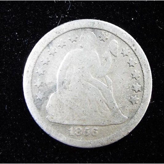 1856-O Seated Liberty Dime obverse