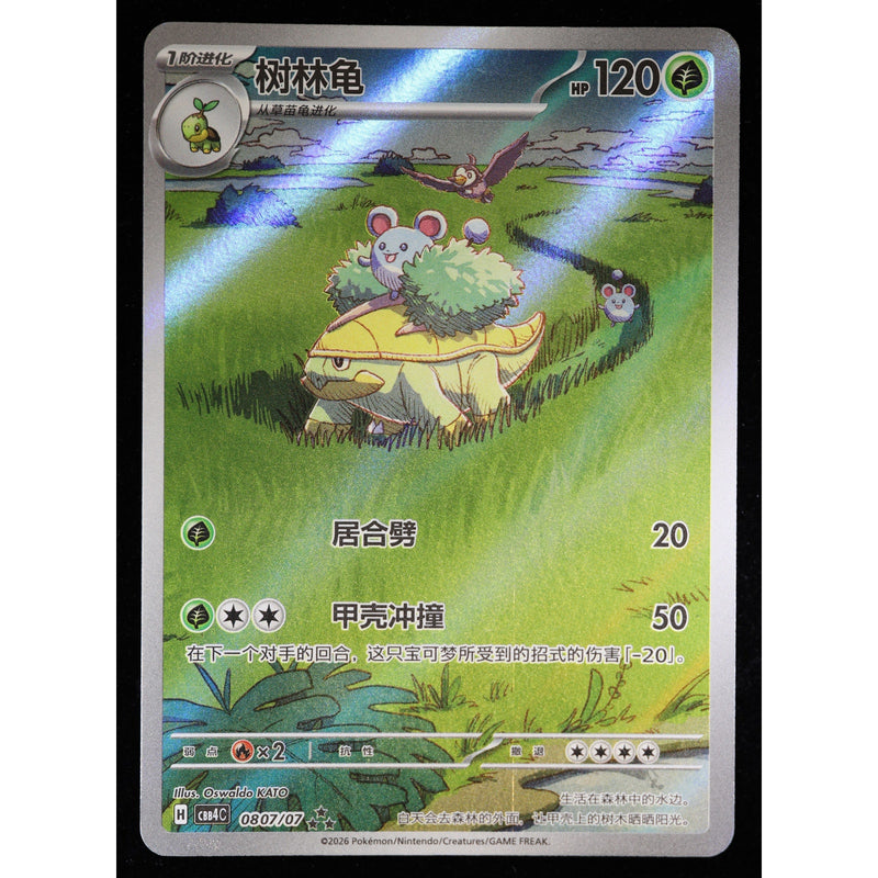 Chinese Grotle 0807/07 Triple Rare | Gem Pack Vol. 4 Pokémon Card