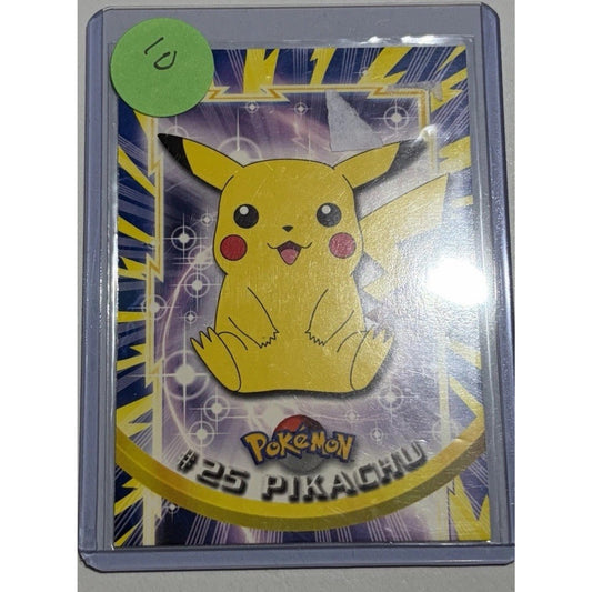 1999 Topps TV Animation Pikachu 25 Pokemon card