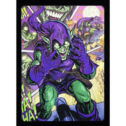 Green Goblin Art Card 49/54 by Steve Ellis from MTG Marvel's Spider-Man, front view.