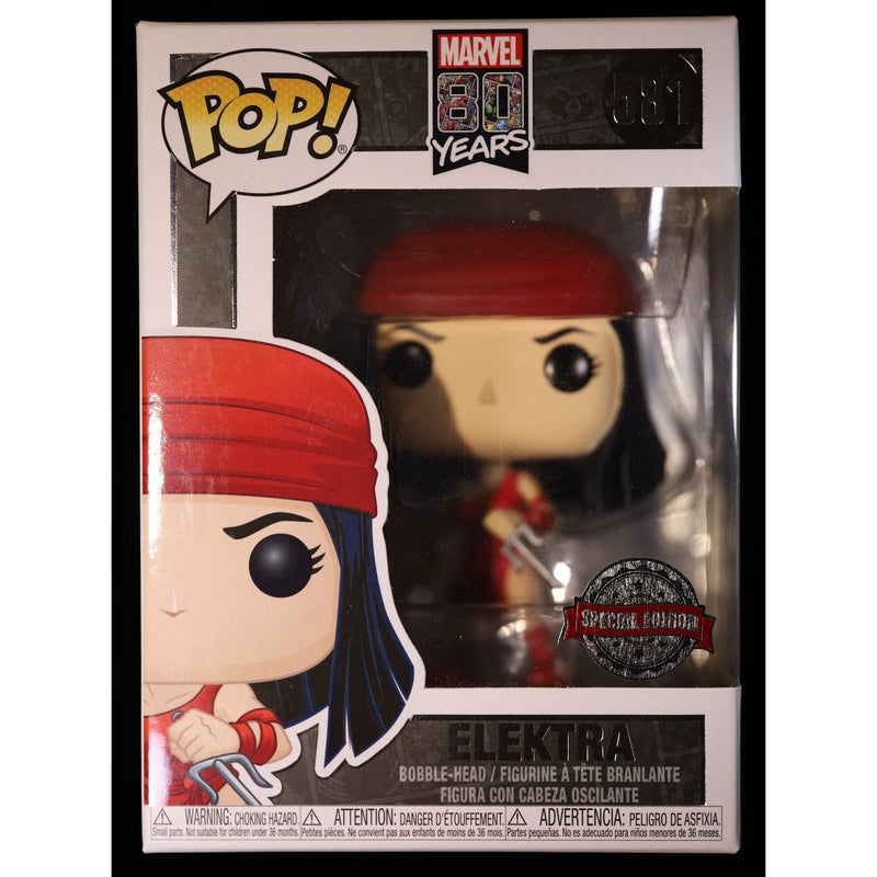 Funko Pop Marvel Elektra #581 First Appearance Marvel 80 Years