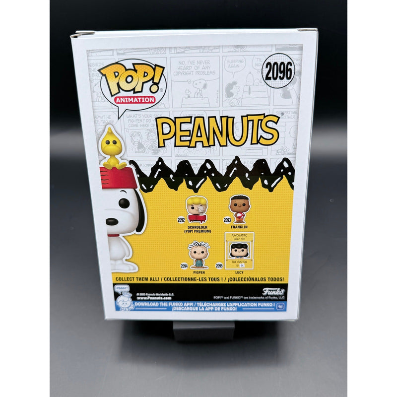 Snoopy Woodstock Funko Pop 2096 back box Peanuts
