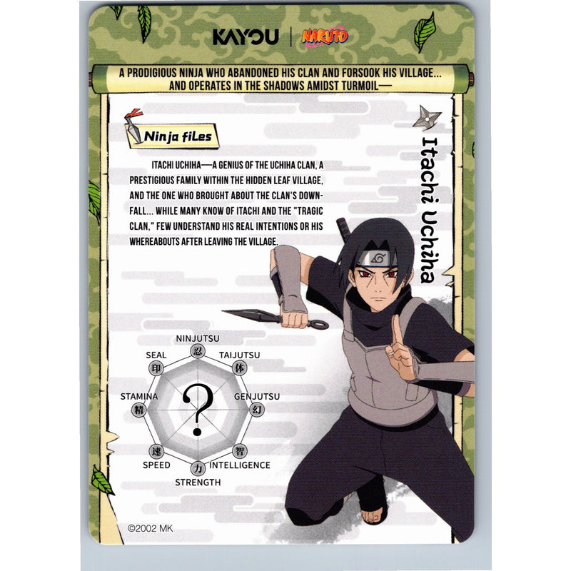 2026 Kayou Naruto Itachi Uchiha UR NREA02-UR-012L3 English NM
