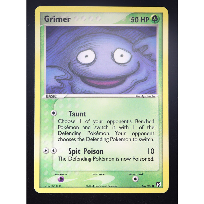 Pokemon Grimer 56/109 Team Rocket Returns Non-Holo English LP