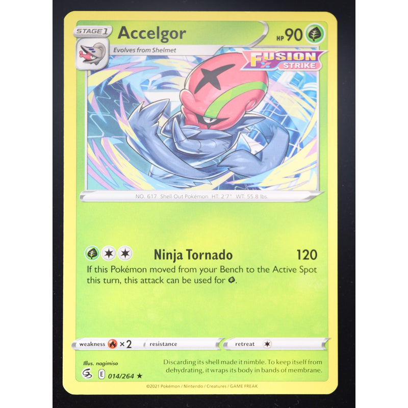 Pokemon Accelgor 014/264 Fusion Strike Non-Holo English NM