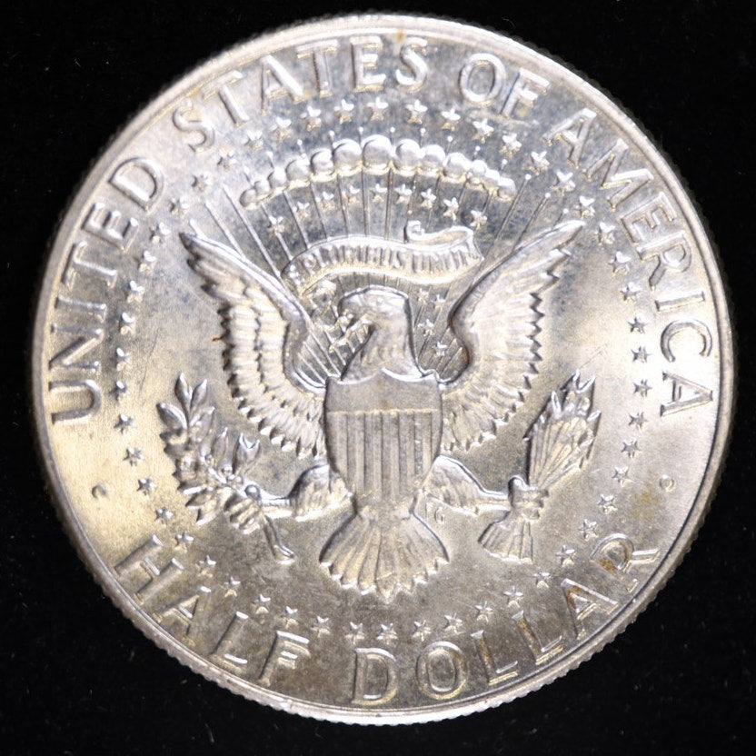 1966 Kennedy Half Dollar 40 Percent Silver Coin Reverse