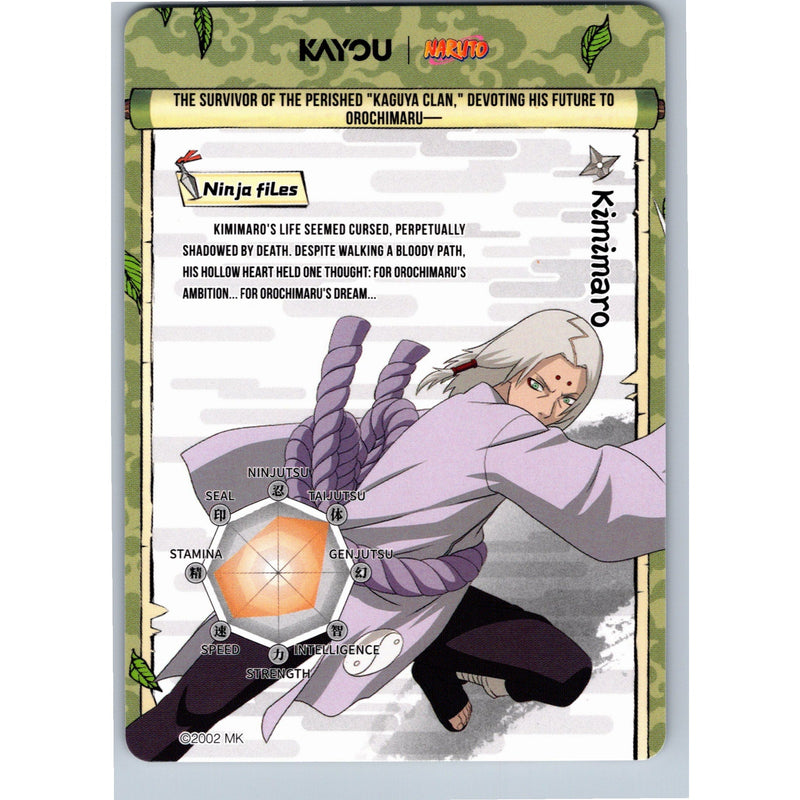 2026 Kayou Naruto Kimimaro UR NREA02-UR-009L3 English NM