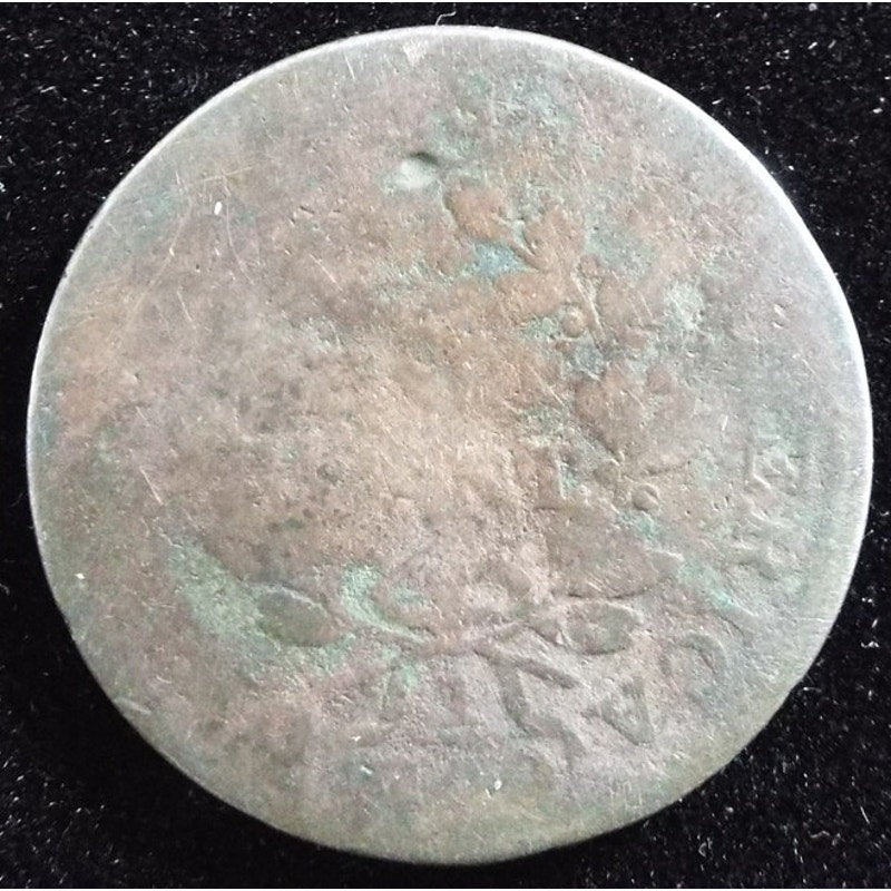 1803 Draped Bust Large Cent reverse early U.S. copper coin