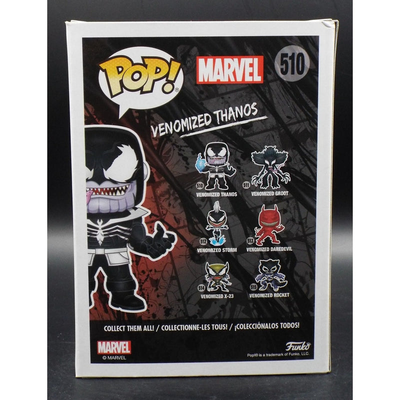 Venomized Thanos Funko Pop 510 back box Marvel Venom