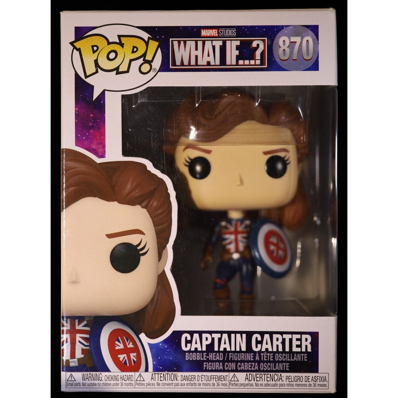 Funko Pop Marvel What If Captain Carter #870 Vinyl Figure