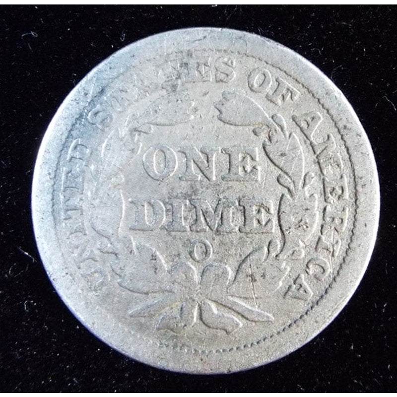 1856-O Seated Liberty Dime Reverse