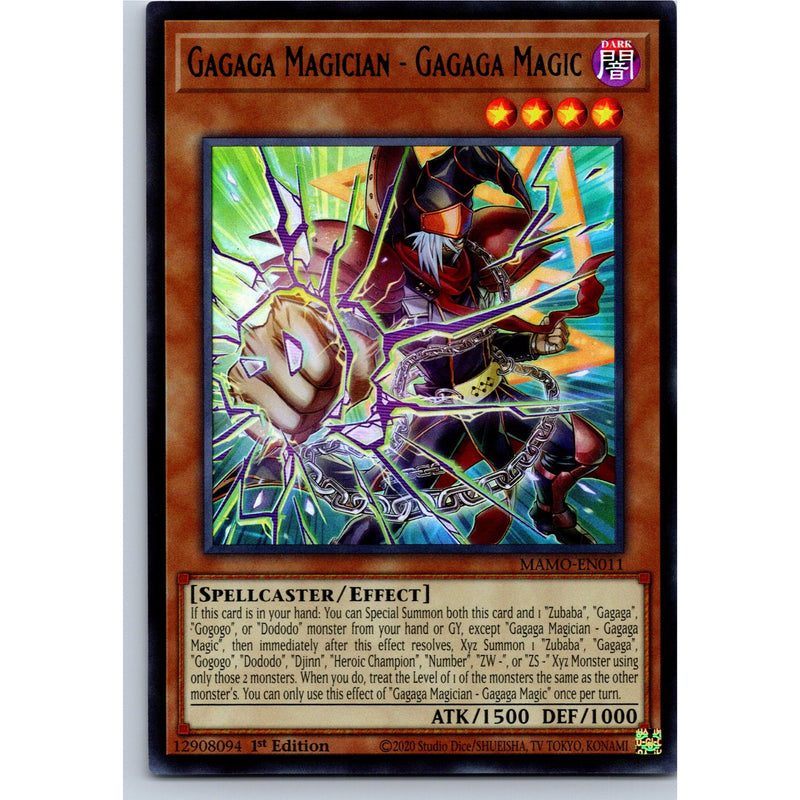 Yu-Gi-Oh! Gagaga Magician - Gagaga Magic MAMO-EN011 Ultra Rare 1st Ed NM