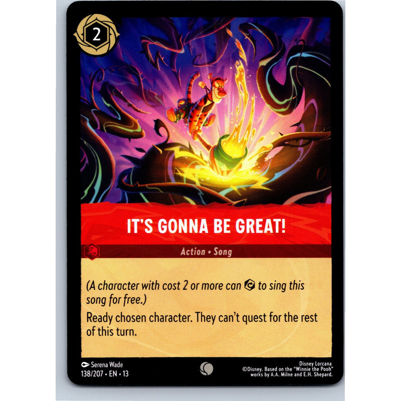 Disney Lorcana It's Gonna Be Great! 138/207 AOTV Common Nonfoil NM
