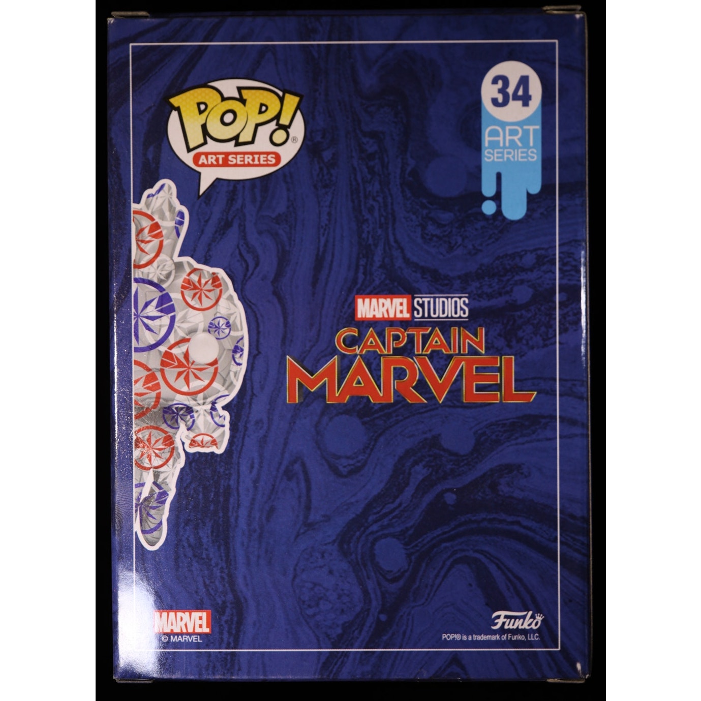 Funko Pop Art Series Captain Marvel #34 Target Exclusive w/ Protector