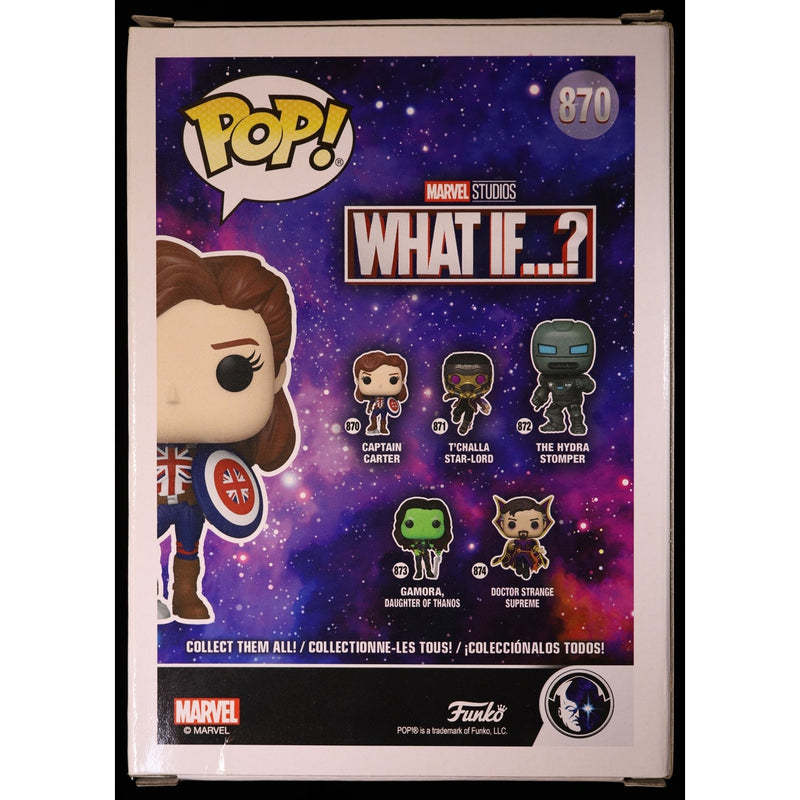 Funko Pop Marvel What If Captain Carter #870 Vinyl Figure
