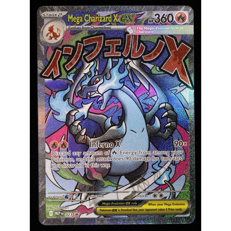 Pokemon Mega Charizard X EX 023/108 XY Evolutions Ultra Rare