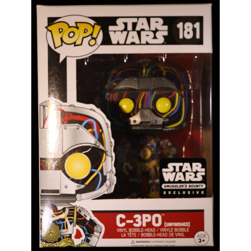 Funko Pop Star Wars C-3PO Unfinished #181 Smuggler's Bounty Exclusive