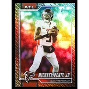 2026 Topps Flagship Michael Penix Jr. #8 Football Leather Foil front