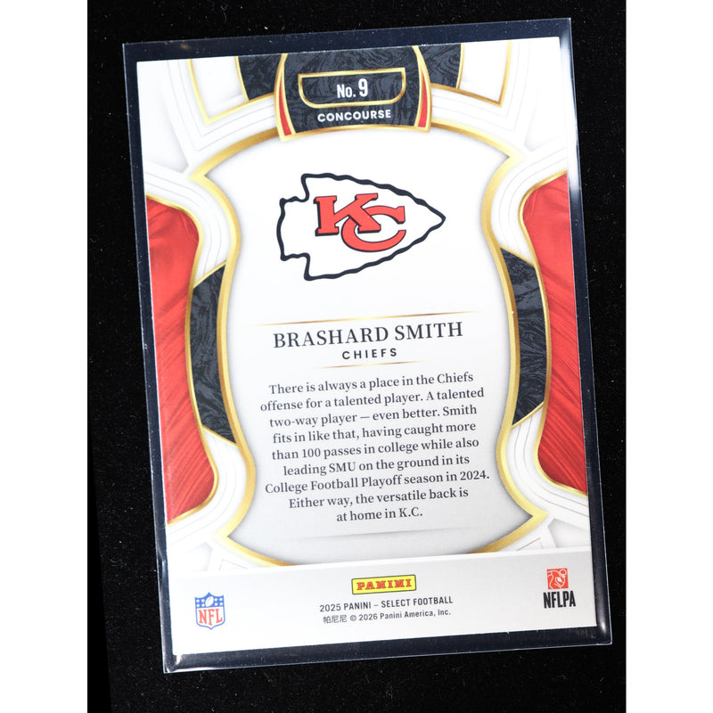 2025 Panini Select Brashard Smith RC #9 Concourse — Near Mint