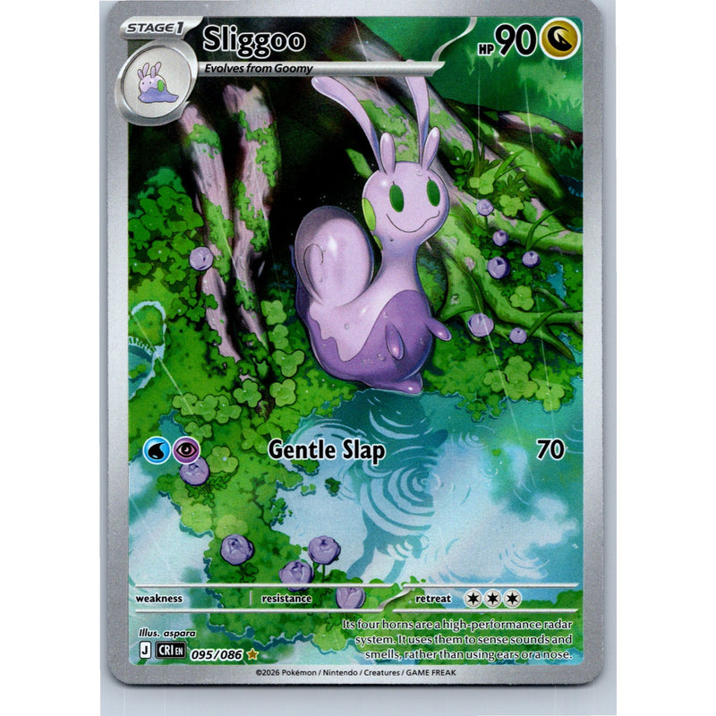 Pokemon Sliggoo 095/086 Chaos Rising Illustration Rare Holo English NM