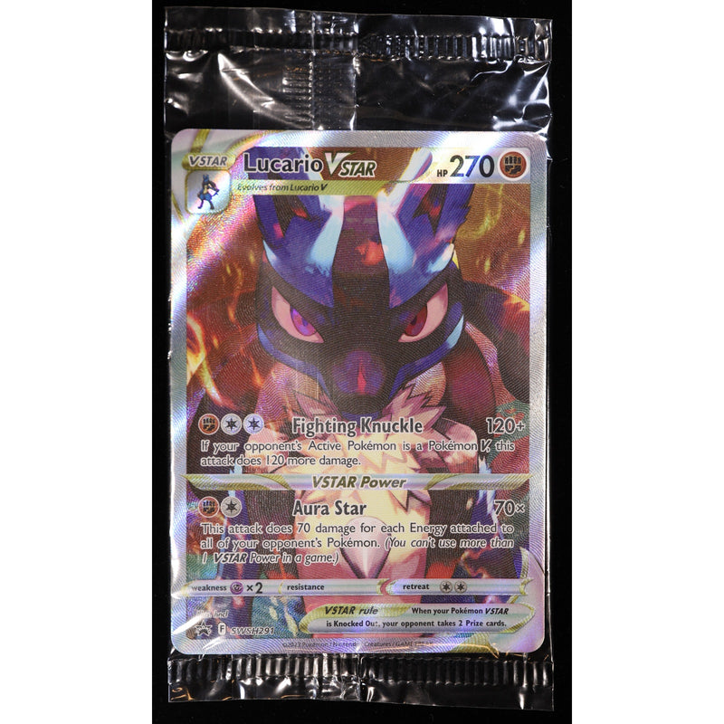 Lucario VSTAR SWSH291 Sealed Black Star Promo Pokémon Crown Zenith ETB
