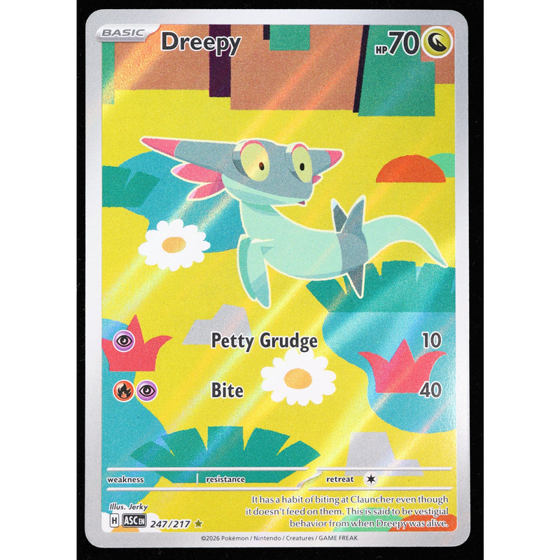 Pokemon Dreepy 247/217 Ascended Heroes Illustration Rare Holo English