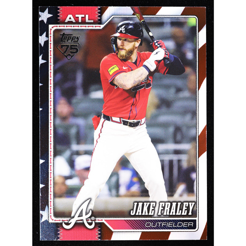 2026 Topps Jake Fraley #323 Independence Day 40/76 – Near Mint