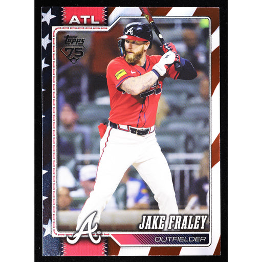 2026 Topps Jake Fraley #323 Independence Day 40/76 – — front