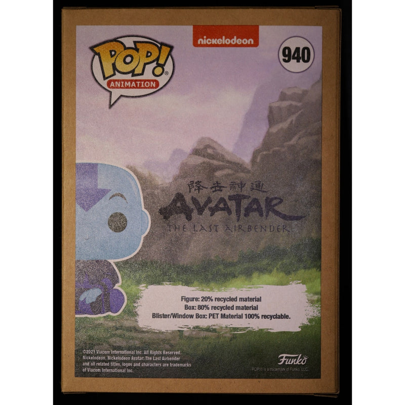 Funko Pop! Animation Aang Spirit #940 Glow In The Dark Special Edition
