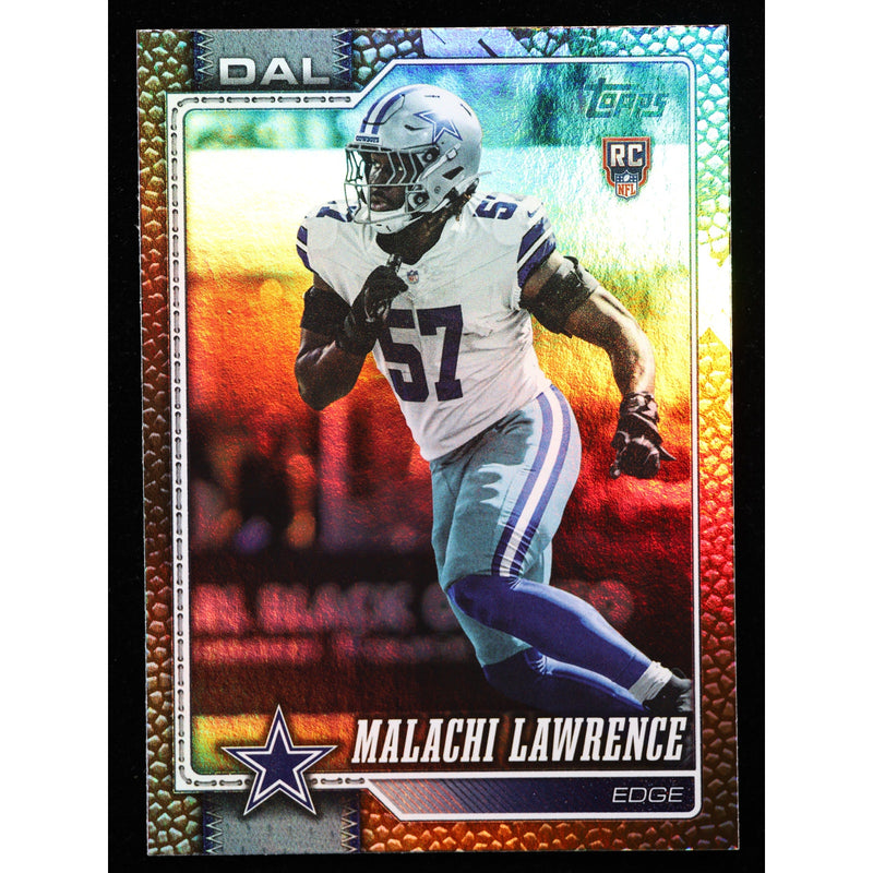 2026 Topps Flagship Malachi Lawrence RC #352 Football Leather Foil front