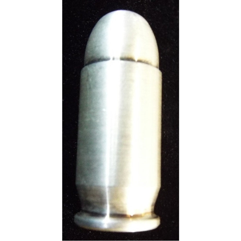 1 oz .999 silver 45 ACP replica round front view