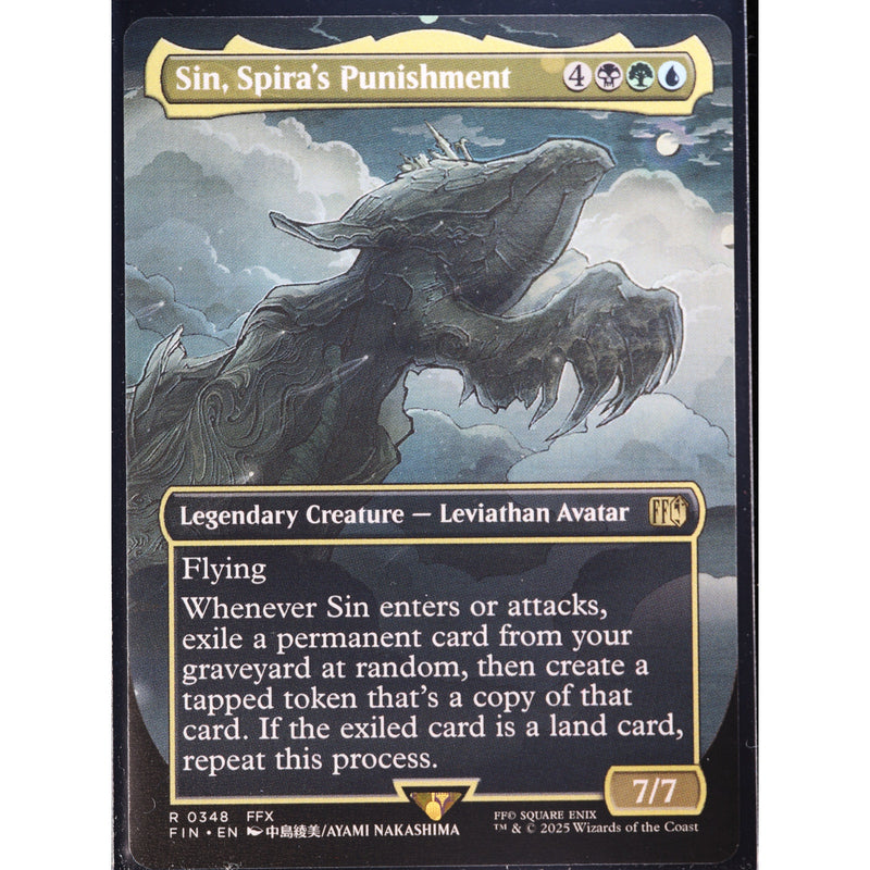 MTG Sin Spira's Punishment Final Fantasy Foil English NM
