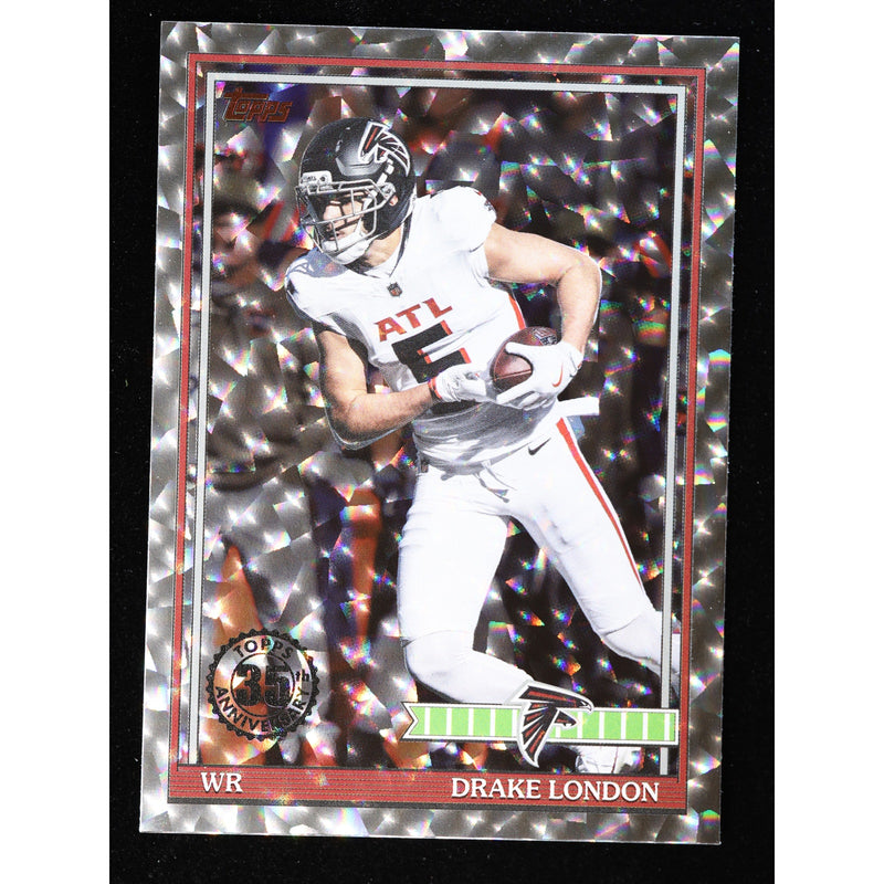 2026 Topps Flagship Drake London 1991 Crackle Foil 91TF-5 — Near Mint