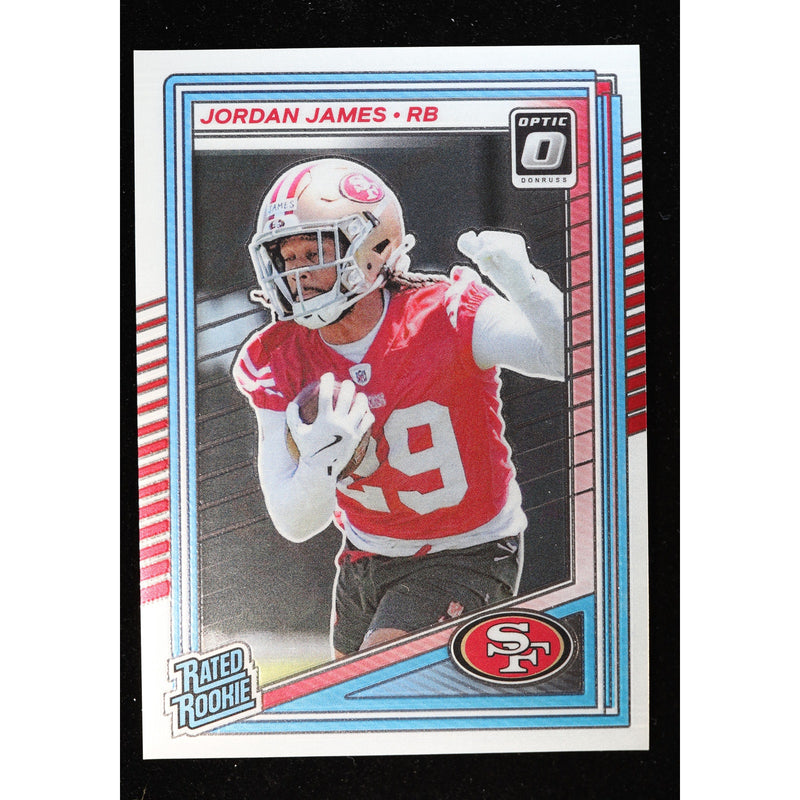 2025 Donruss Optic Jordan James Rated Rookie #278 — Near Mint