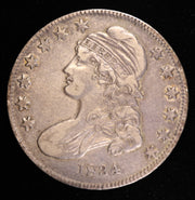 1834 Capped Bust Half Dollar Obverse