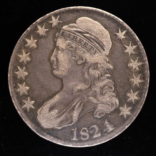 1824/4 Overdate Bust Half Dollar Obverse