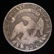 1824/4 Overdate Capped Bust Half Dollar Reverse