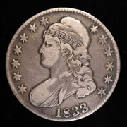 1833 Capped Bust Half Dollar Obverse