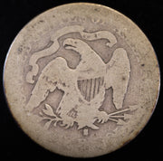 1876 S Seated Liberty Quarter reverse early silver 25C coin