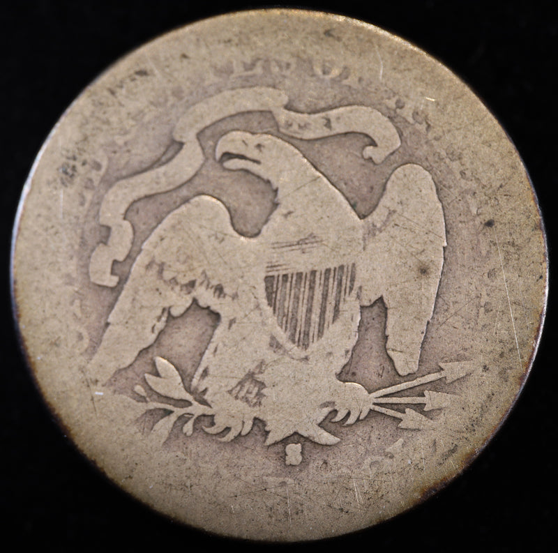 1876 S Seated Liberty Quarter reverse early silver 25C coin