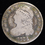 Toned 1834 Capped Bust Dime Obverse