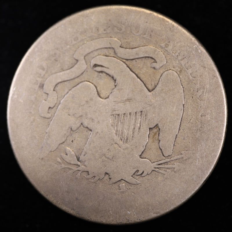 1877 S Seated Liberty Quarter reverse early silver 25C coin