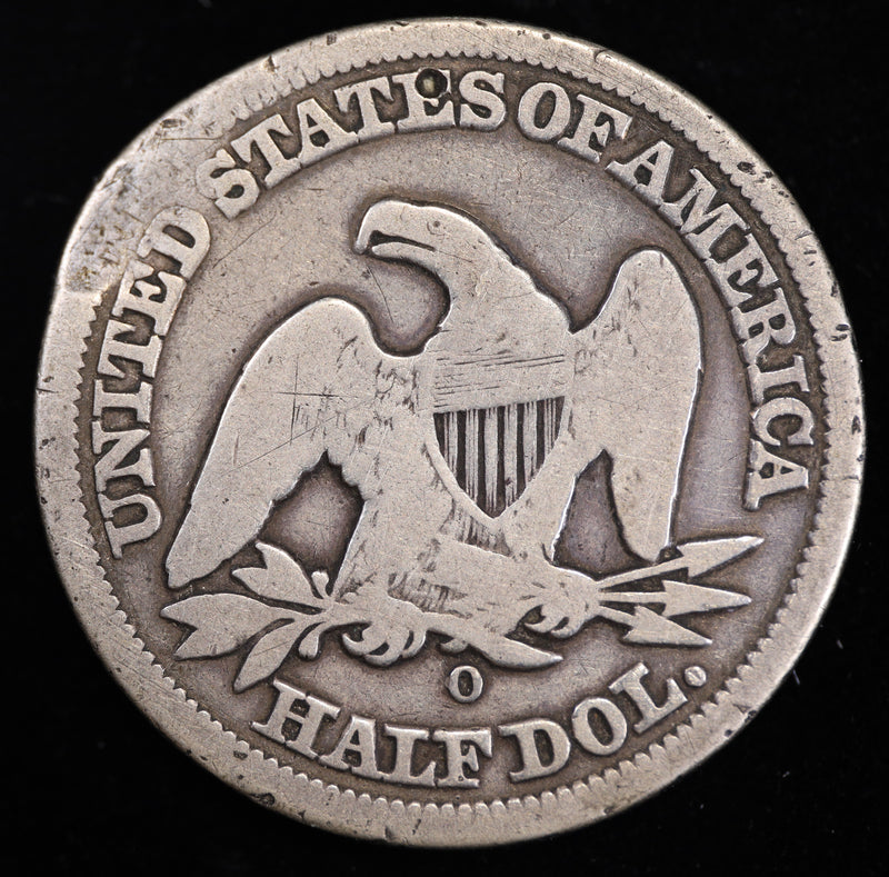1854-O Seated Liberty Half Dollar Reverse