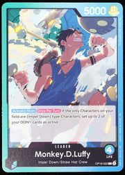 Monkey.D.Luffy OP16-022 Regular Art, Leader Card Nonfoil One Piece Card Game card front