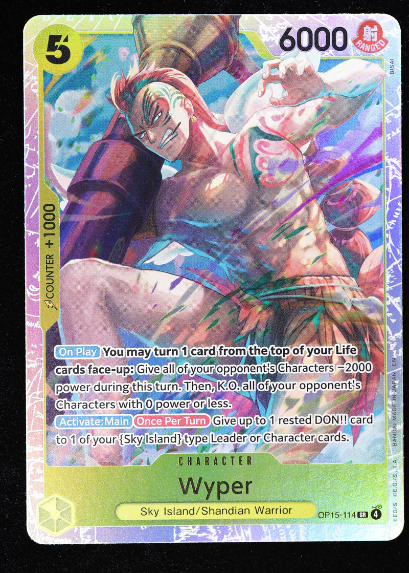 Wyper OP15-114 Regular Art Foil One Piece Card Game card front