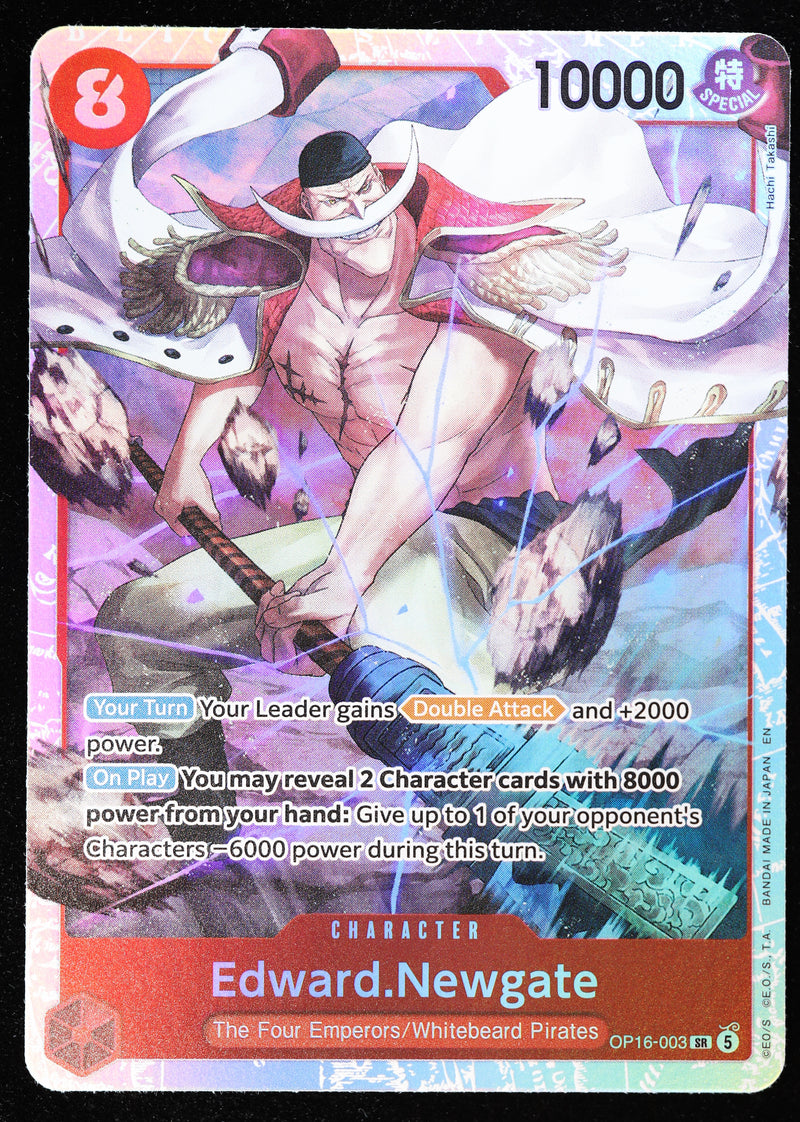 Edward.Newgate OP16-003 Regular Art Foil One Piece Card Game card front