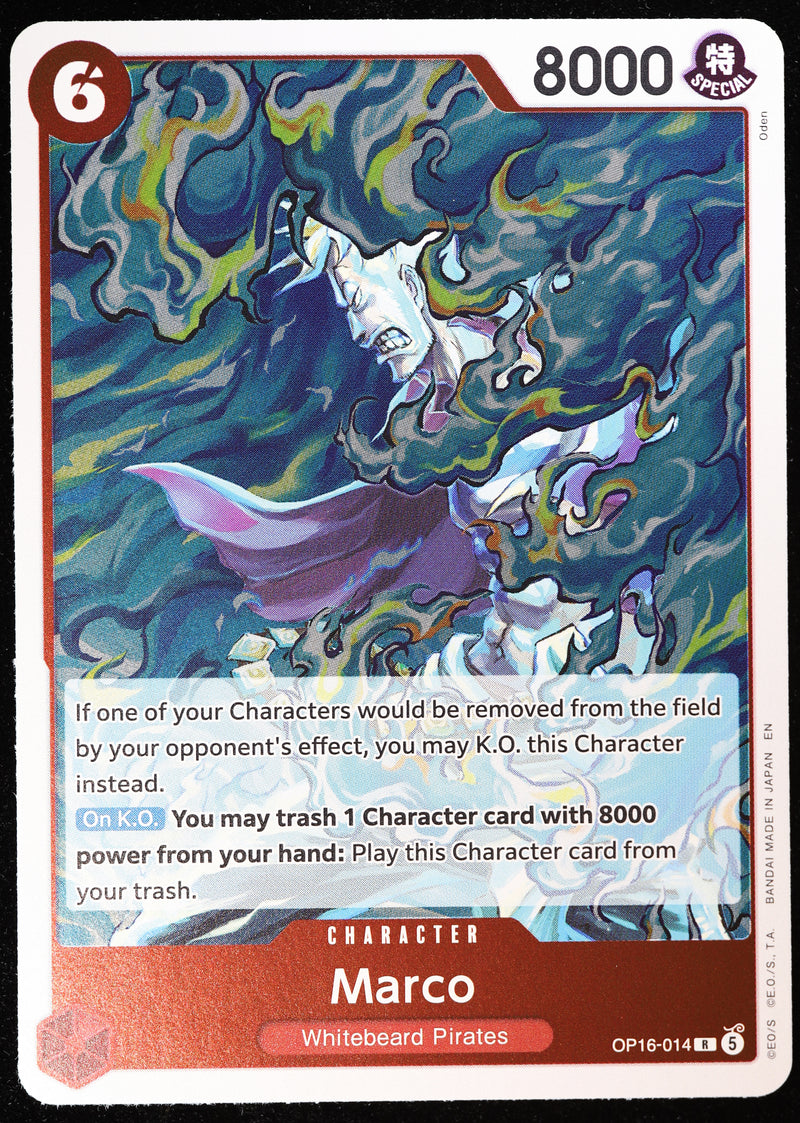 Marco OP16-014 Regular Art Foil One Piece Card Game card front