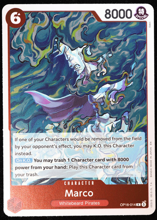 Marco OP16-014 Regular Art Foil One Piece Card Game card front
